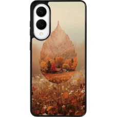 Samsung Galaxy S25 Edge Case Hülle - Silikon schwarz Autumn 26 Autumn leaf