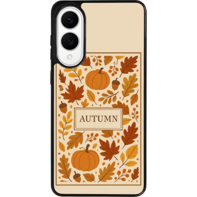 Coque Samsung Galaxy S25 Edge - Silicone rigide noir Autumn 26 Hello autumn