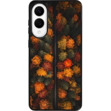 Samsung Galaxy S25 Edge Case Hülle - Silikon schwarz Autumn 26 Road in autumn