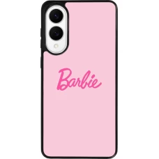 Coque Samsung Galaxy S25 Edge - Silicone rigide noir Barbie Text