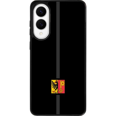 Samsung Galaxy S25 Edge Case Hülle - Silikon schwarz Kanton GE schwarz