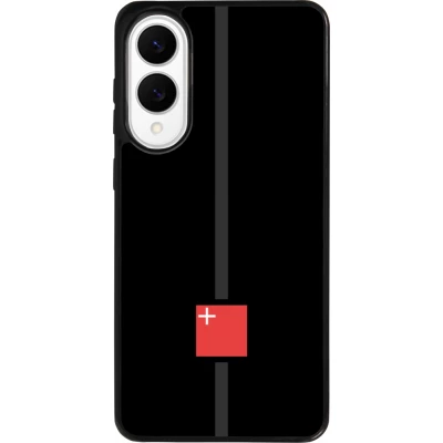 Coque Samsung Galaxy S25 Edge - Silicone rigide noir Canton SZ noir