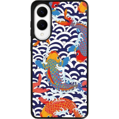 Coque Samsung Galaxy S25 Edge - Silicone rigide noir Easter 2023 japanese fish