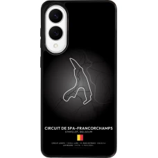 Coque Samsung Galaxy S25 Edge - Silicone rigide noir F1 Track 2025 Belgium