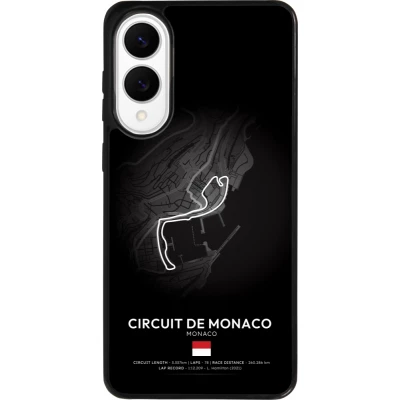 Coque Samsung Galaxy S25 Edge - Silicone rigide noir F1 Track 2025 Monaco