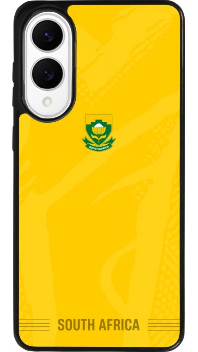 Samsung Galaxy S25 Edge Case Hülle - Silikon schwarz Südafrika 2026 personalisierbares Fussballtrikot