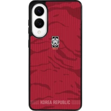 Samsung Galaxy S25 Edge Case Hülle - Silikon schwarz Südkorea 2026 personalisierbares Fussballtrikot