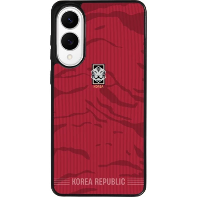 Samsung Galaxy S25 Edge Case Hülle - Silikon schwarz Südkorea 2026 personalisierbares Fussballtrikot