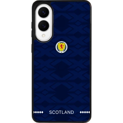 Coque Samsung Galaxy S25 Edge - Silicone rigide noir Maillot de football Ecosse 2026 personnalisable