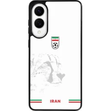 Coque Samsung Galaxy S25 Edge - Silicone rigide noir Maillot de football Iran 2026 personnalisable