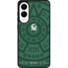 Coque Samsung Galaxy S25 Edge - Silicone rigide noir Maillot de football Mexique 2026 personnalisable