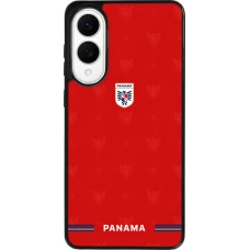 Samsung Galaxy S25 Edge Case Hülle - Silikon schwarz Panama 2026 personalisierbares Fussballtrikot