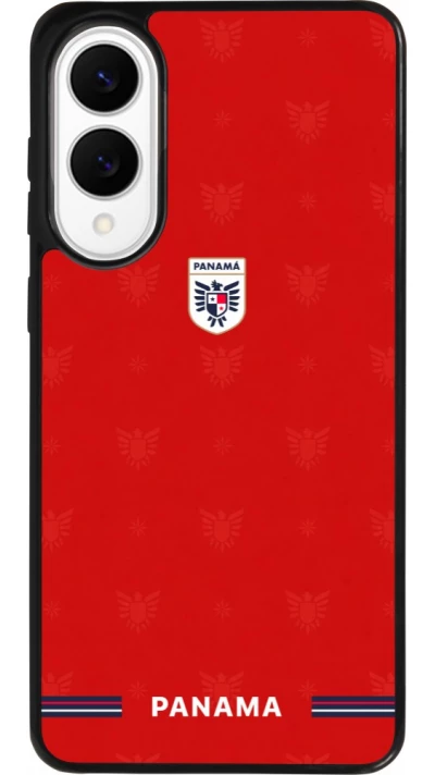 Samsung Galaxy S25 Edge Case Hülle - Silikon schwarz Panama 2026 personalisierbares Fussballtrikot