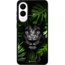 Samsung Galaxy S25 Edge Case Hülle - Silikon schwarz Forest Lion