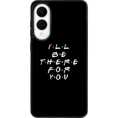 Samsung Galaxy S25 Edge Case Hülle - Silikon schwarz Friends Be there for you