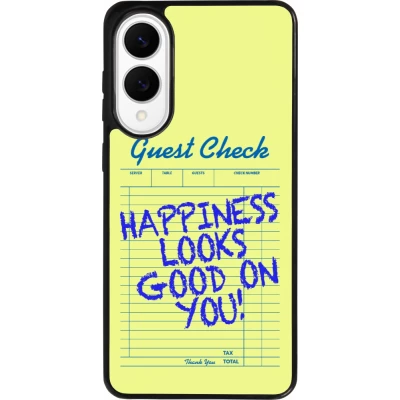 Samsung Galaxy S25 Edge Case Hülle - Silikon schwarz Guest check 2026