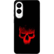 Coque Samsung Galaxy S25 Edge - Silicone rigide noir Halloween 2023 scary skull