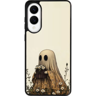 Samsung Galaxy S25 Edge Case Hülle - Silikon schwarz Halloween 2025 Ghost gardener
