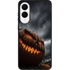 Coque Samsung Galaxy S25 Edge - Silicone rigide noir Halloween 2026 The Wicked Pumpkin
