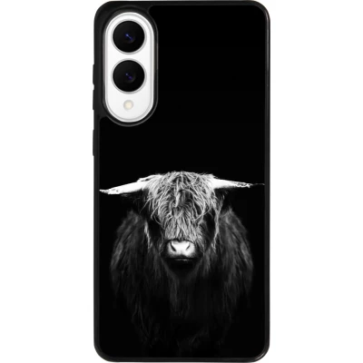 Samsung Galaxy S25 Edge Case Hülle - Silikon schwarz Highland calf black