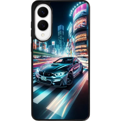 Coque Samsung Galaxy S25 Edge - Silicone rigide noir BMW M4 Tokyo Night