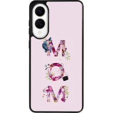 Coque Samsung Galaxy S25 Edge - Silicone rigide noir Mom 2024 girly mom