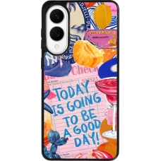 Coque Samsung Galaxy S25 Edge - Silicone rigide noir Preppy Today is Going to be a good day