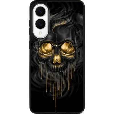 Coque Samsung Galaxy S25 Edge - Silicone rigide noir Skull 02