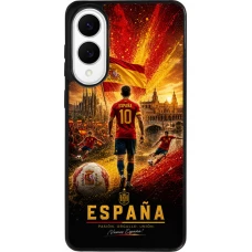 Samsung Galaxy S25 Edge Case Hülle - Silikon schwarz Fussball Espanien splash 2026
