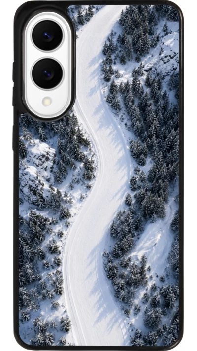 Coque Samsung Galaxy S25 Edge - Silicone rigide noir Sports 2026 Ski