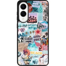 Samsung Galaxy S25 Edge Case Hülle - Silikon schwarz Summer 20 collage