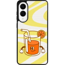 Samsung Galaxy S25 Edge Case Hülle - Silikon schwarz Summer drink 2026