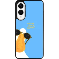 Coque Samsung Galaxy S25 Edge - Silicone rigide noir Tell me about yourself Summer 2026