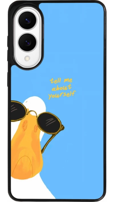 Coque Samsung Galaxy S25 Edge - Silicone rigide noir Tell me about yourself Summer 2026