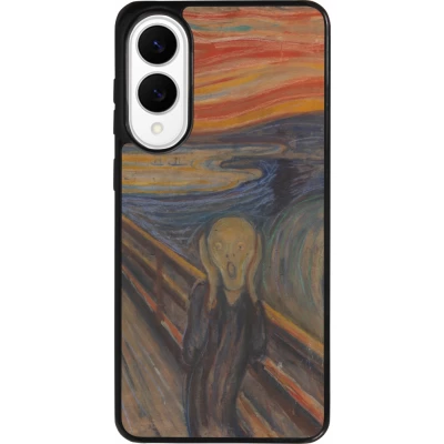 Coque Samsung Galaxy S25 Edge - Silicone rigide noir Tableau art - Le Cri - Edvard Munch