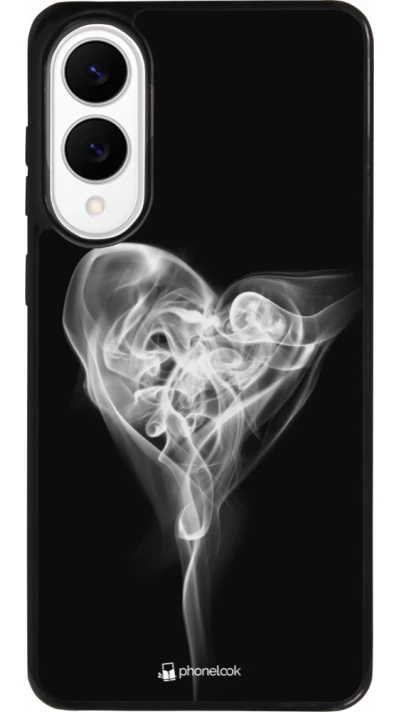 Samsung Galaxy S25 Edge Case Hülle - Silikon schwarz Valentine 2022 Black Smoke