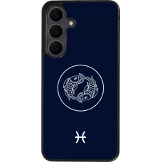 Samsung Galaxy S25 FE Case Hülle - Silikon schwarz Astrologie Fische
