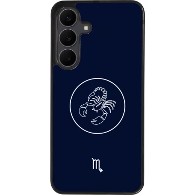 Coque Samsung Galaxy S25 FE - Silicone rigide noir Astrologie Scorpion