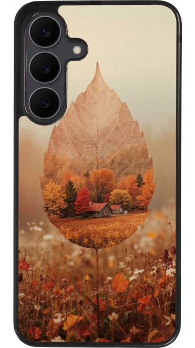 Coque Samsung Galaxy S25 FE - Silicone rigide noir Autumn 26 Autumn leaf