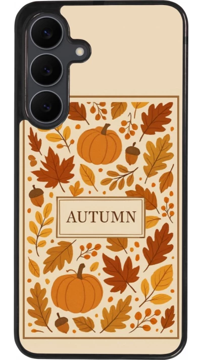 Coque Samsung Galaxy S25 FE - Silicone rigide noir Autumn 26 Hello autumn