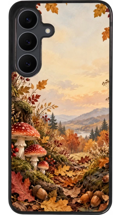 Coque Samsung Galaxy S25 FE - Silicone rigide noir Autumn 26 Illustrated Autumn
