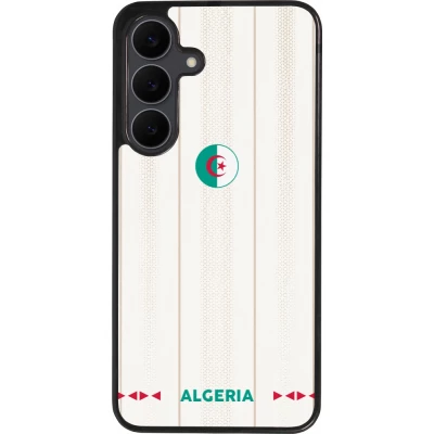Samsung Galaxy S25 FE Case Hülle - Silikon schwarz Algerien 2026 personalisierbares Fussballtrikot
