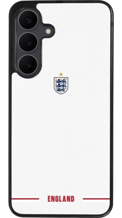 Samsung Galaxy S25 FE Case Hülle - Silikon schwarz England 2026 personalisierbares Fussballtrikot