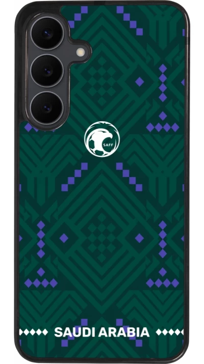 Samsung Galaxy S25 FE Case Hülle - Silikon schwarz Saudi Arabien 2026 personalisierbares Fussballtrikot