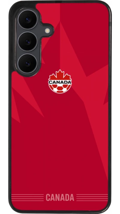 Samsung Galaxy S25 FE Case Hülle - Silikon schwarz Kanada 2026 personalisierbares Fussballtrikot