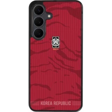 Samsung Galaxy S25 FE Case Hülle - Silikon schwarz Südkorea 2026 personalisierbares Fussballtrikot