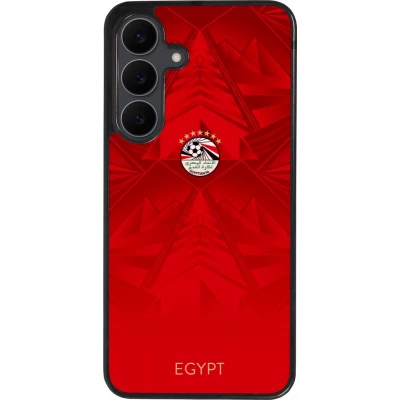 Samsung Galaxy S25 FE Case Hülle - Silikon schwarz Ägypten 2026 personalisierbares Fussballtrikot