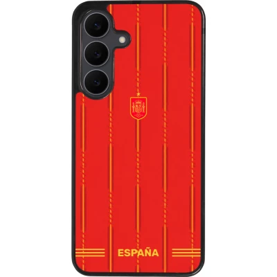Samsung Galaxy S25 FE Case Hülle - Silikon schwarz Spanien 2026 personalisierbares Fussballtrikot