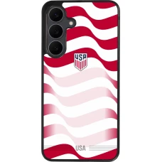 Samsung Galaxy S25 FE Case Hülle - Silikon schwarz Vereinigten Staaten 2026 personalisierbares Fussballtrikot