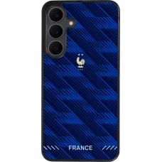 Coque Samsung Galaxy S25 FE - Silicone rigide noir Maillot de football France 2026 personnalisable